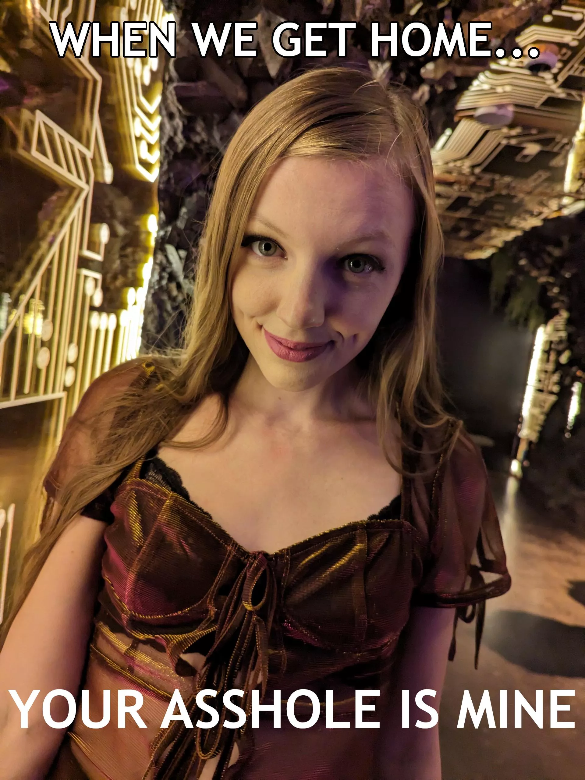 wear your plug all day so its easier for you later <3 posted by dizzydaily