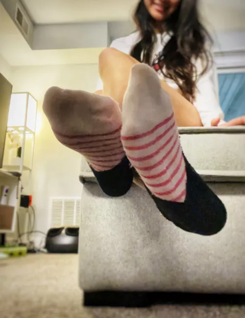 Would you like these sweaty socks in your mouth? 😚 [Selling][US] by Silly-Asian-Kitty