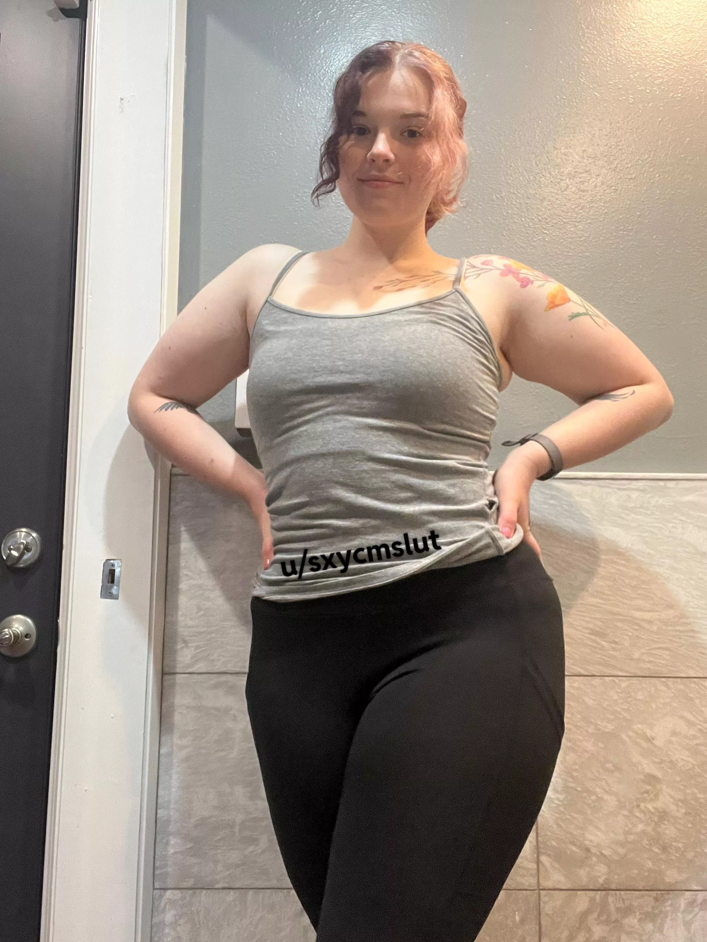 Yoga pants for my walk today posted by sxycmslut