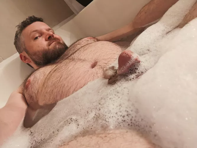 After work bubble bath 🛁 by BadGhostie