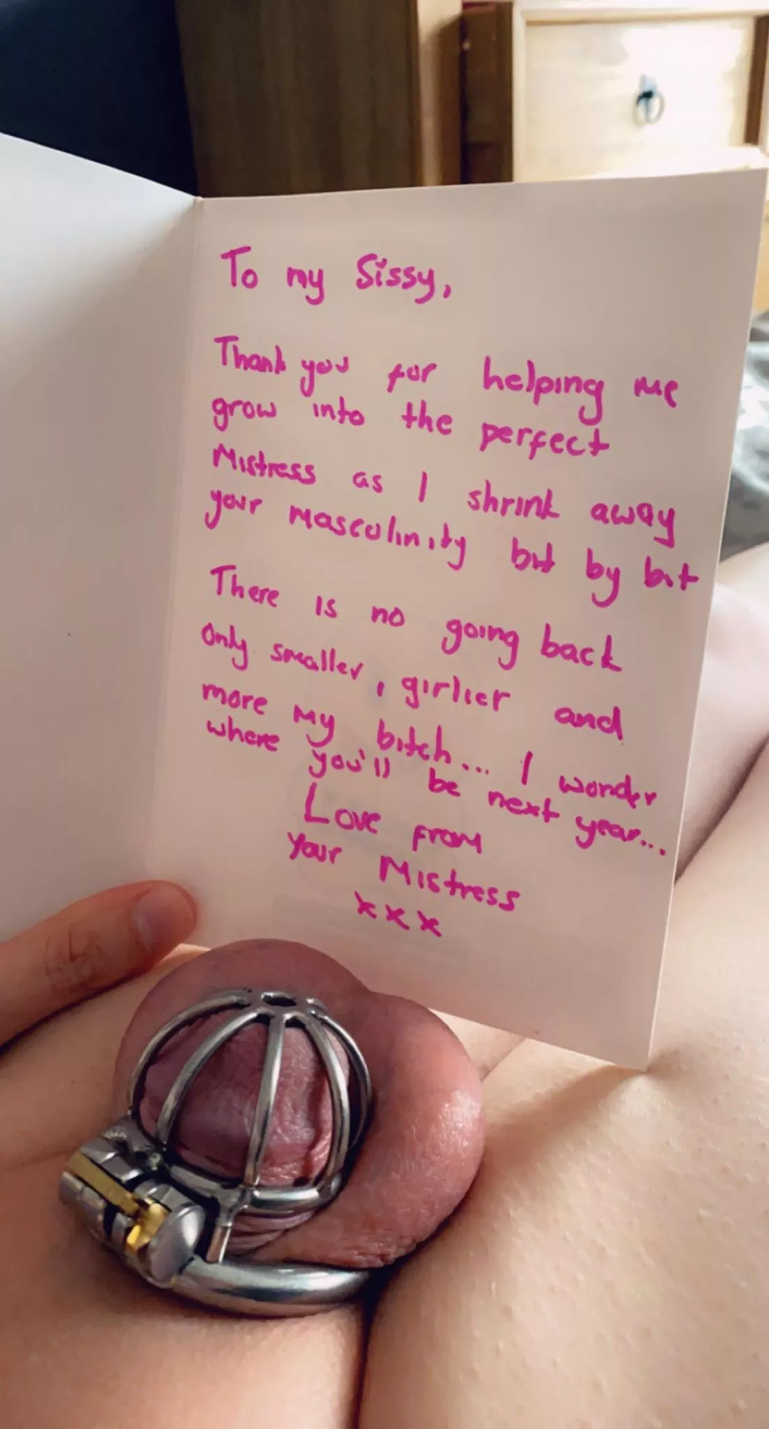 Alice sent my shrinking dick a letter posted by Teas_Denial