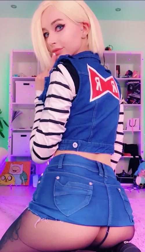 Android 18 by Purple Bitch[self] by im_purplebitch