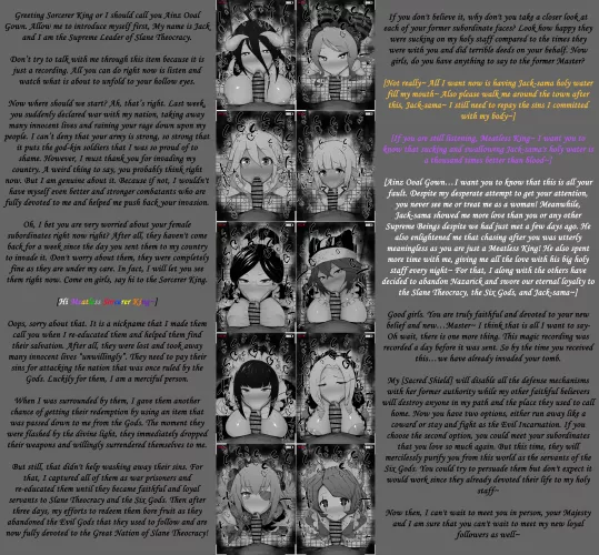 Converted to their new Gods and Master [Overlord] [Bad End] [Mind Break] [Mind Control?] [Corruption] [Betrayal] [NTR] [Defeated] [Enemies become Allies] [Artist: kurotama] by Content_Motor