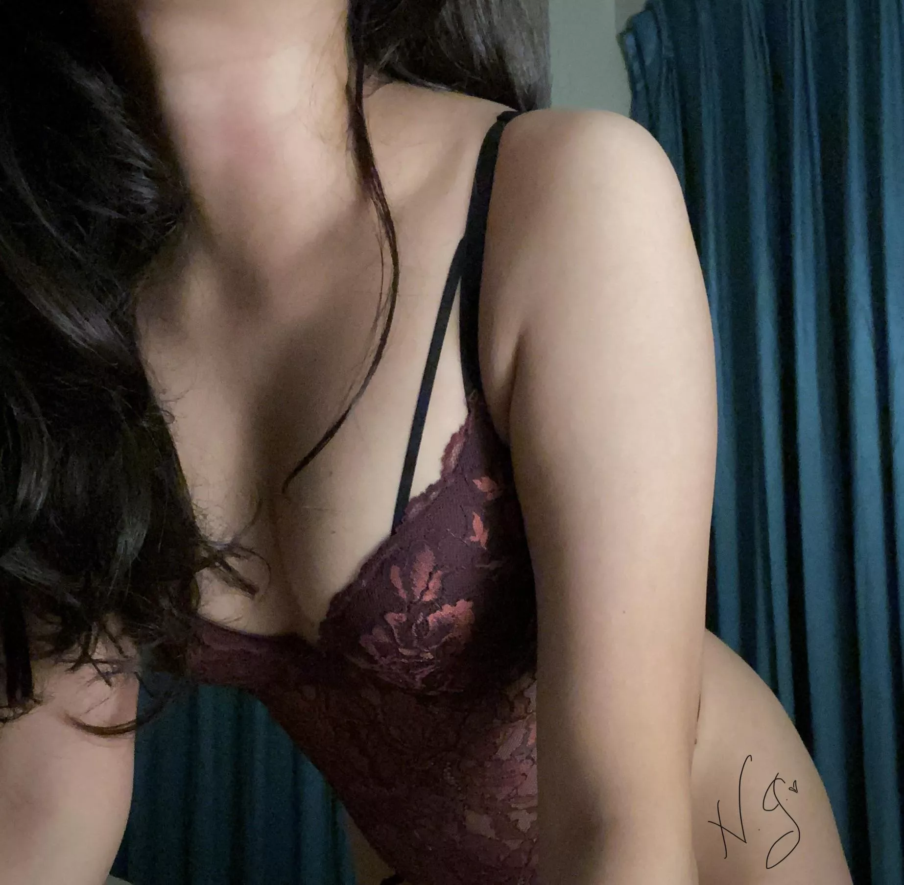 [F] I went out tonight and wore this underneath my dress 👀 posted by thatnaughtygal