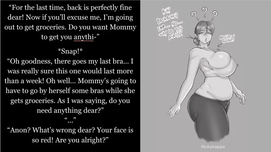 Mommy's Broken Bra! [Mommy Kink] [Ripped Clothes] [Oblivious] [Sports Bra] [Milf] [Gender Neutral POV] [Accidental Flashing] by Glum_Advertising5311