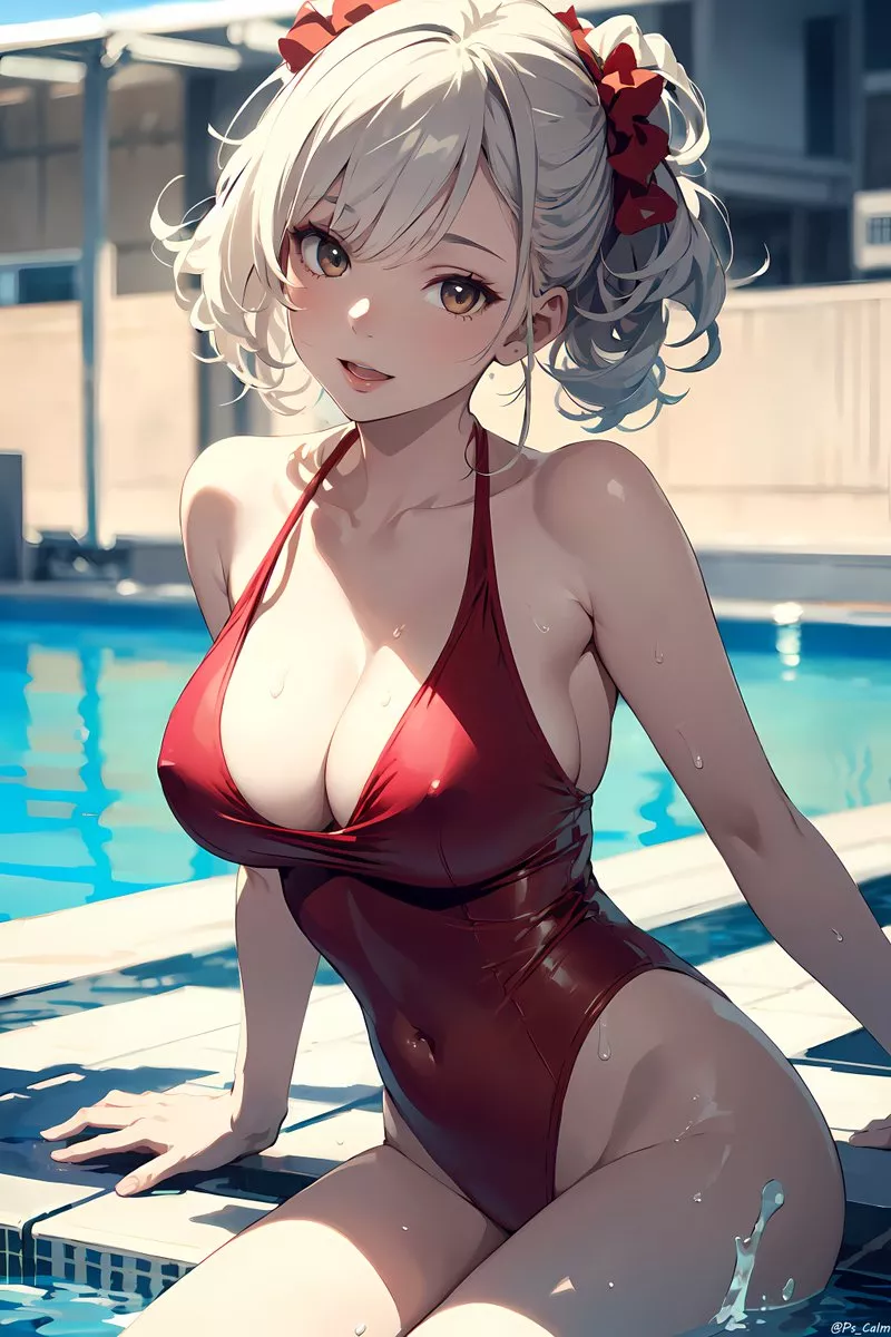 Red Swimsuit posted by CheetahSperm18