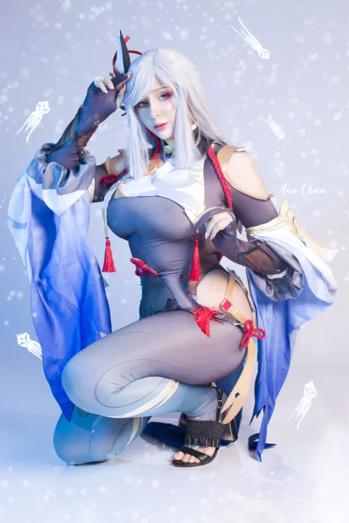 Shenhe cosplay by Ana Chuu by Anachuunyan