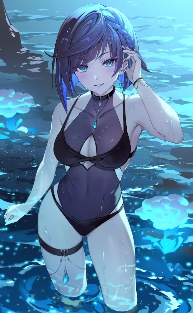 Swimsuit Yelan [Genshin Impact] posted by dumbocow