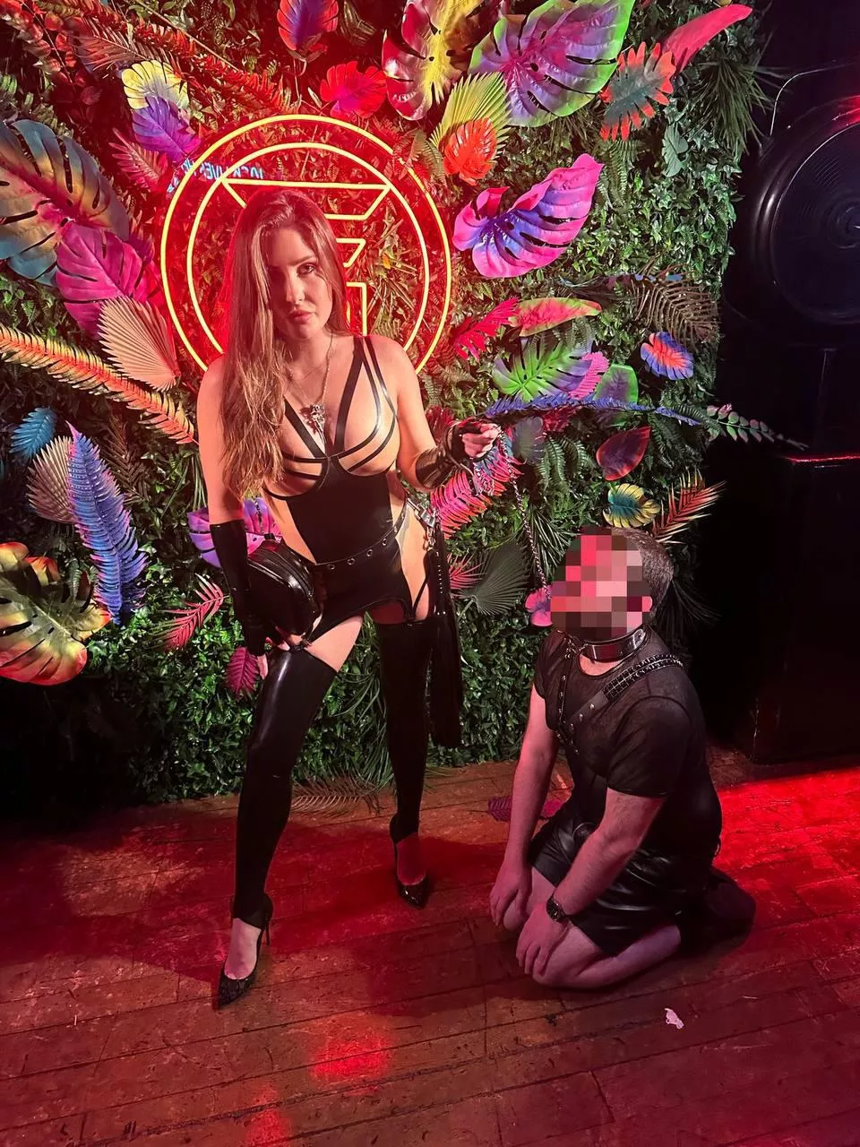 Taking My pup for a walk. I bet you would love to be on a leash for Me, wouldn’t you.[domme] posted by Serveyourkitty