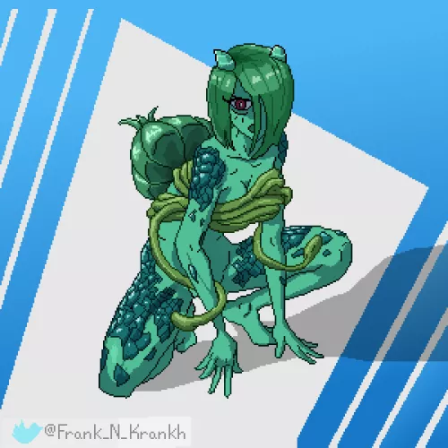 Bulbasaur Monster girl by Frank_N_Krankh