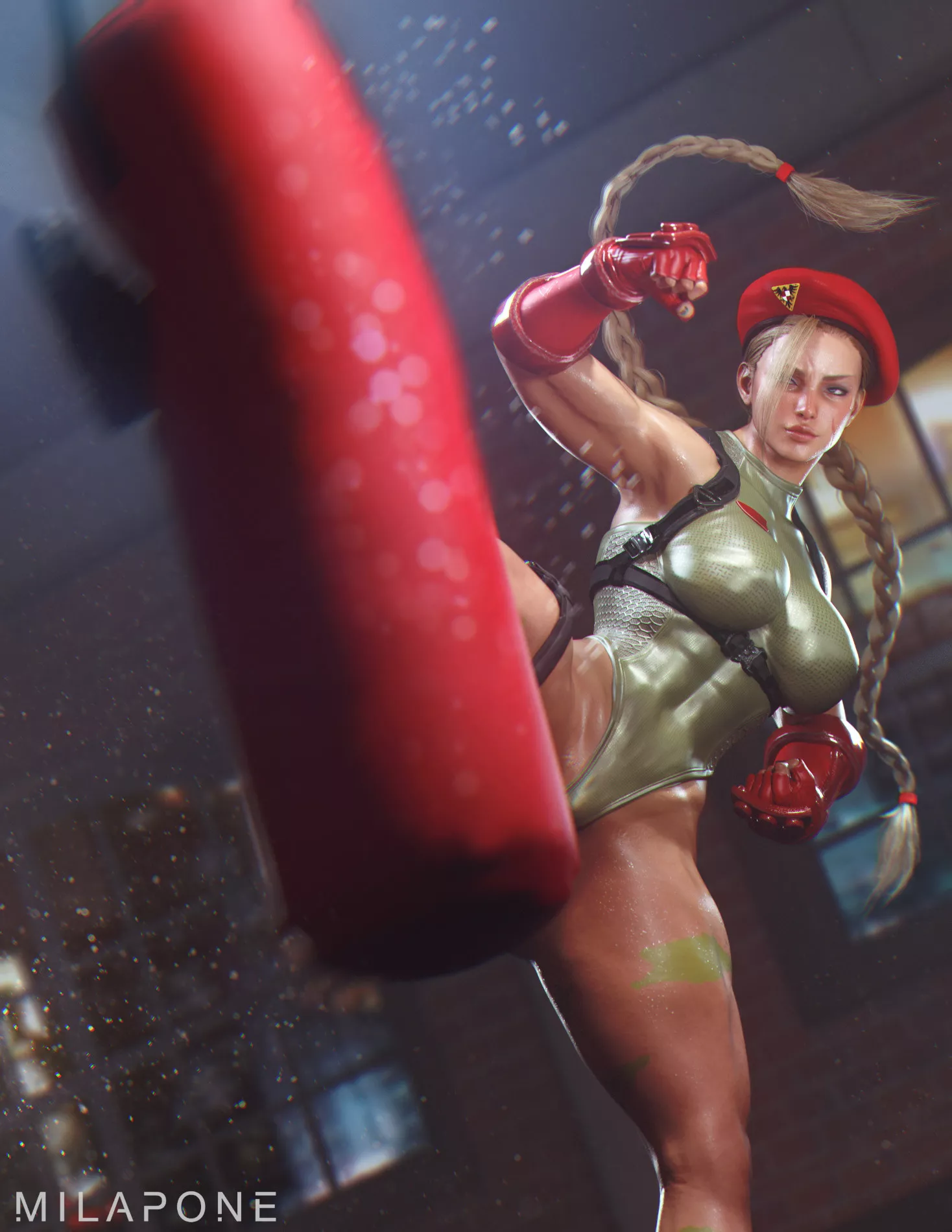 Cammy training (Milapone) [Street Fighter] posted by Kuro-Oji