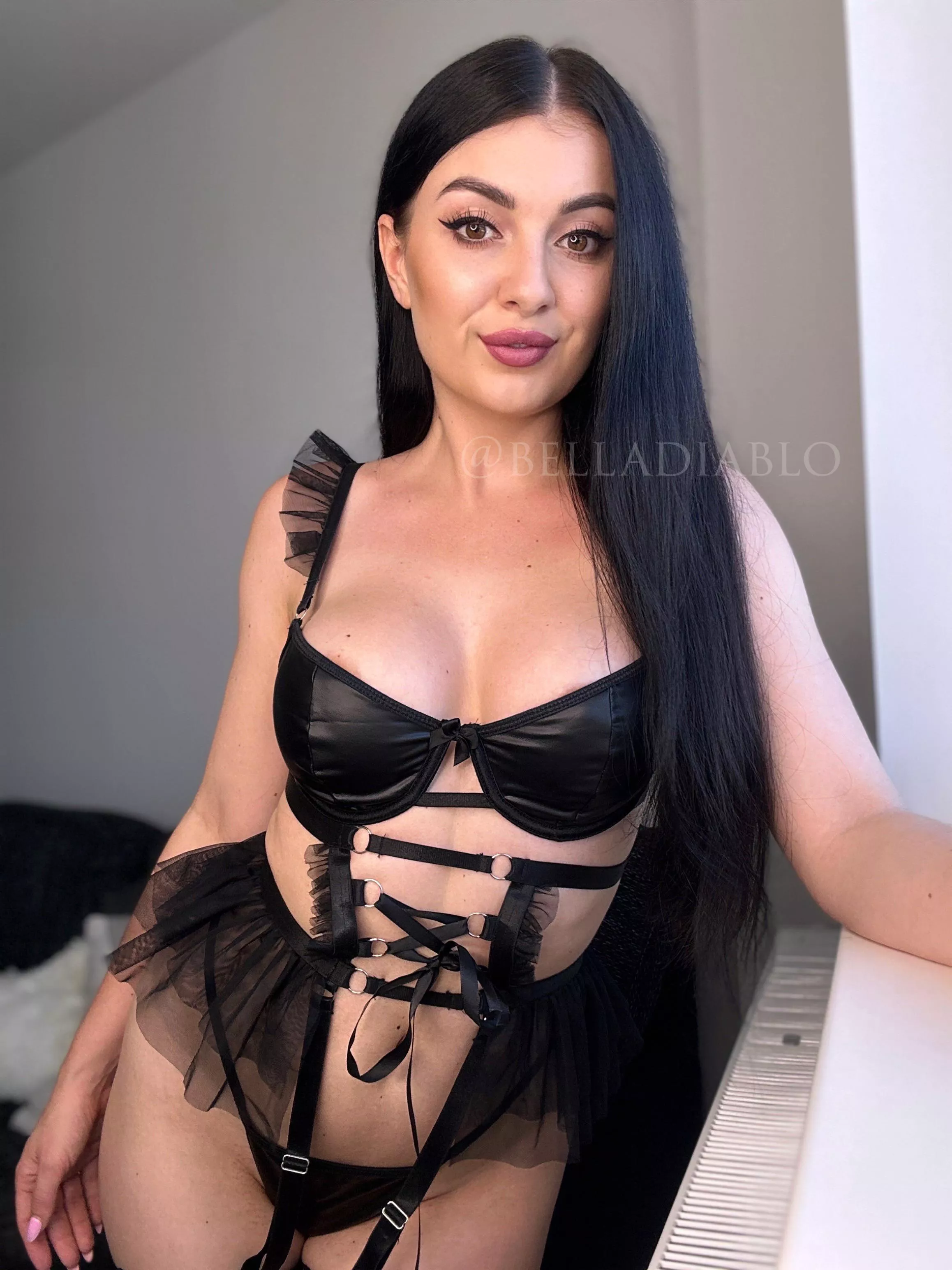 Do you like my leather lingerie? posted by BellaDiablo