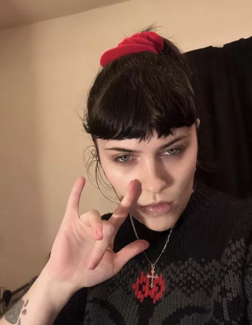 Dominatrix with bangs. by deathby8inches