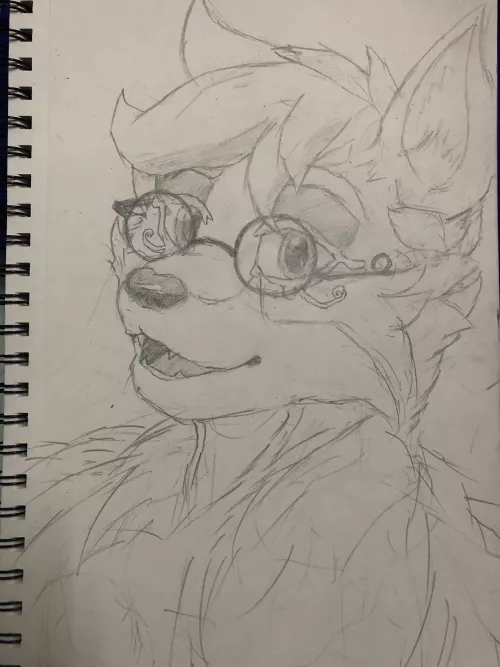 Drew my first fursona:3 by Atlas_Bread