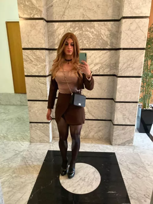 First time fully feminized and going outside by NicoRobinCD