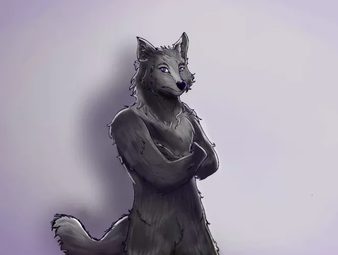 I drew a walf by IlyCherry