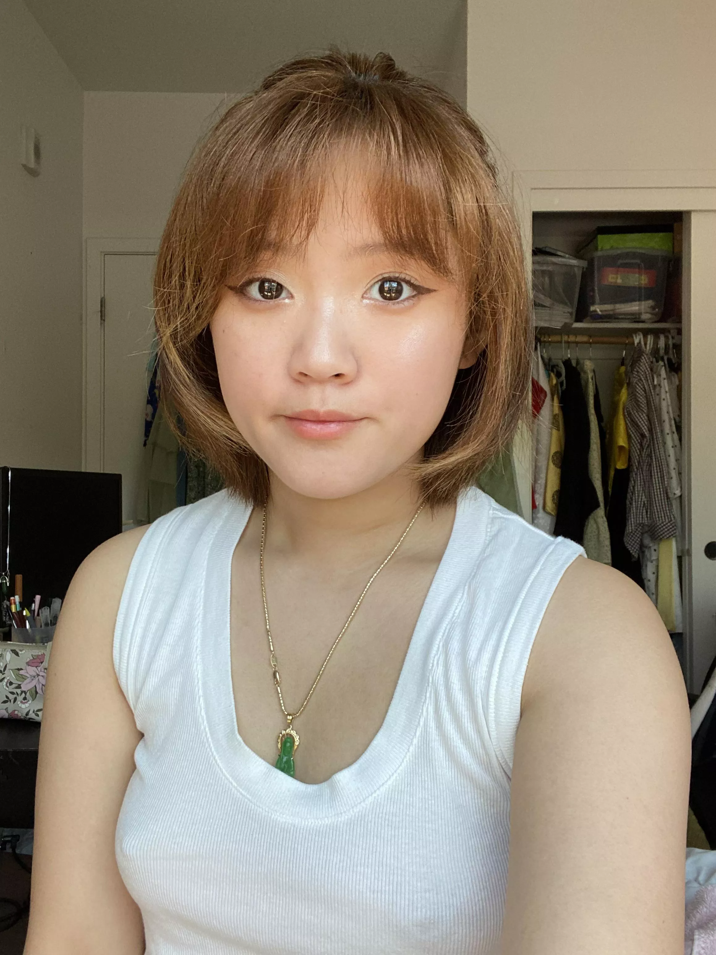 i like how i did makeup today :) posted by BubblyCalligrapher11