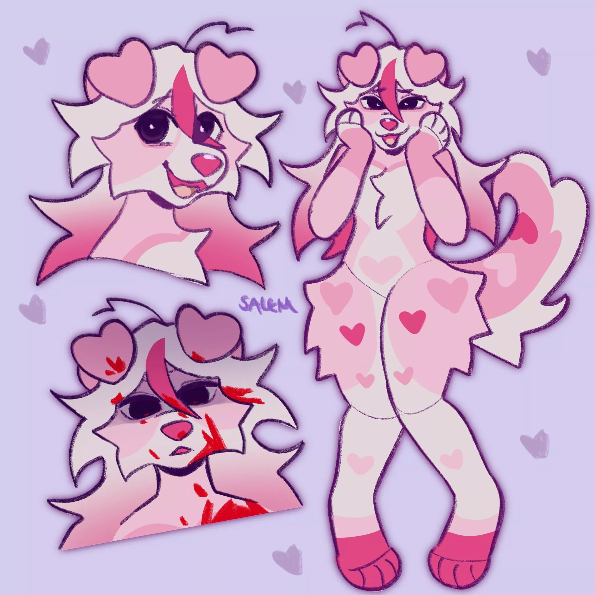 I redesigned my OC!(oc) posted by slmvilla