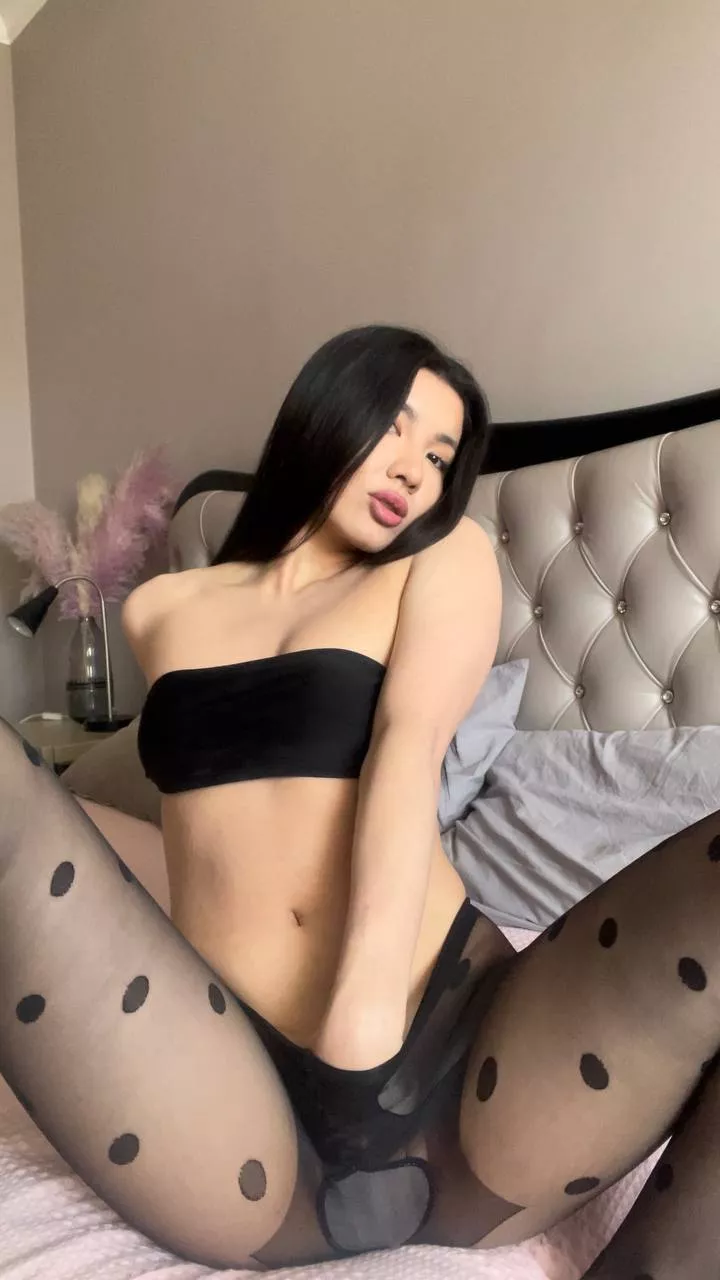 I want you to take those black tights off me. posted by obtuseAblation