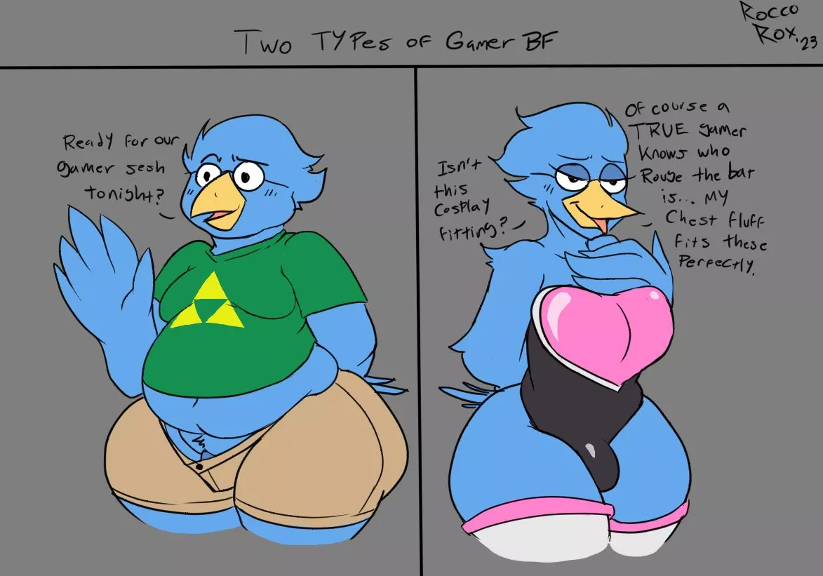 Is this the gamer boyfriend y'all keep wanting? (Artist:Rocco Rox) posted by White-Whiskey