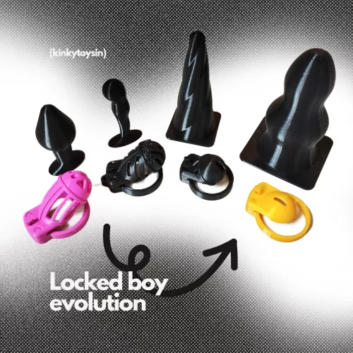 Locked boy evolution by Ktitoystore