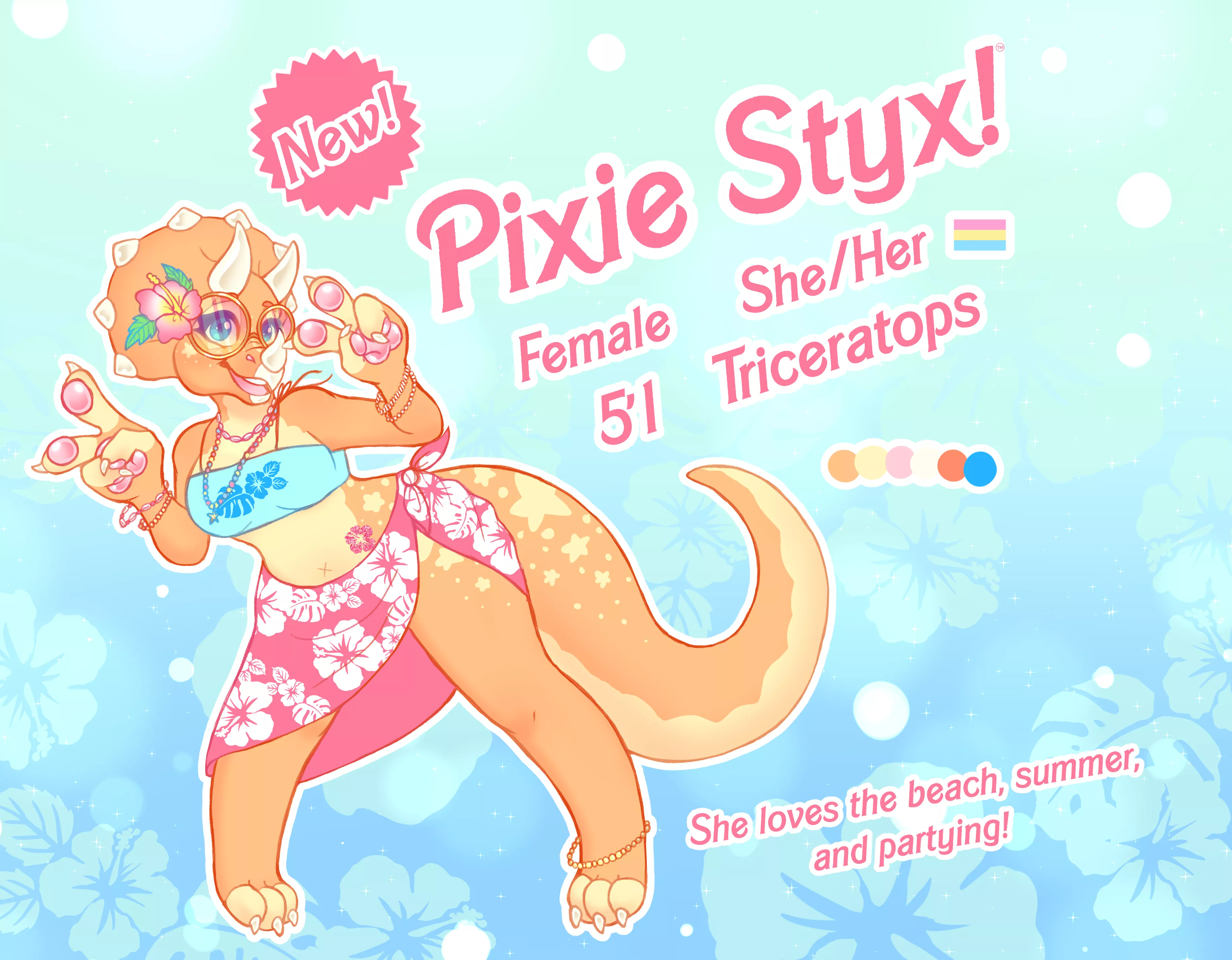 My recently redesigned sona, Pixie! (art by me) posted by Aesthetic_Bagels
