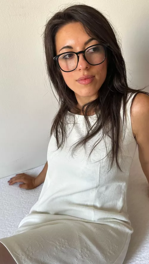 Peering at you over them, I ignite the fire between us. by little__devill