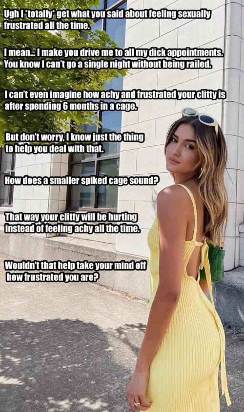 she’s very sympathetic to your needs by PetAFrog