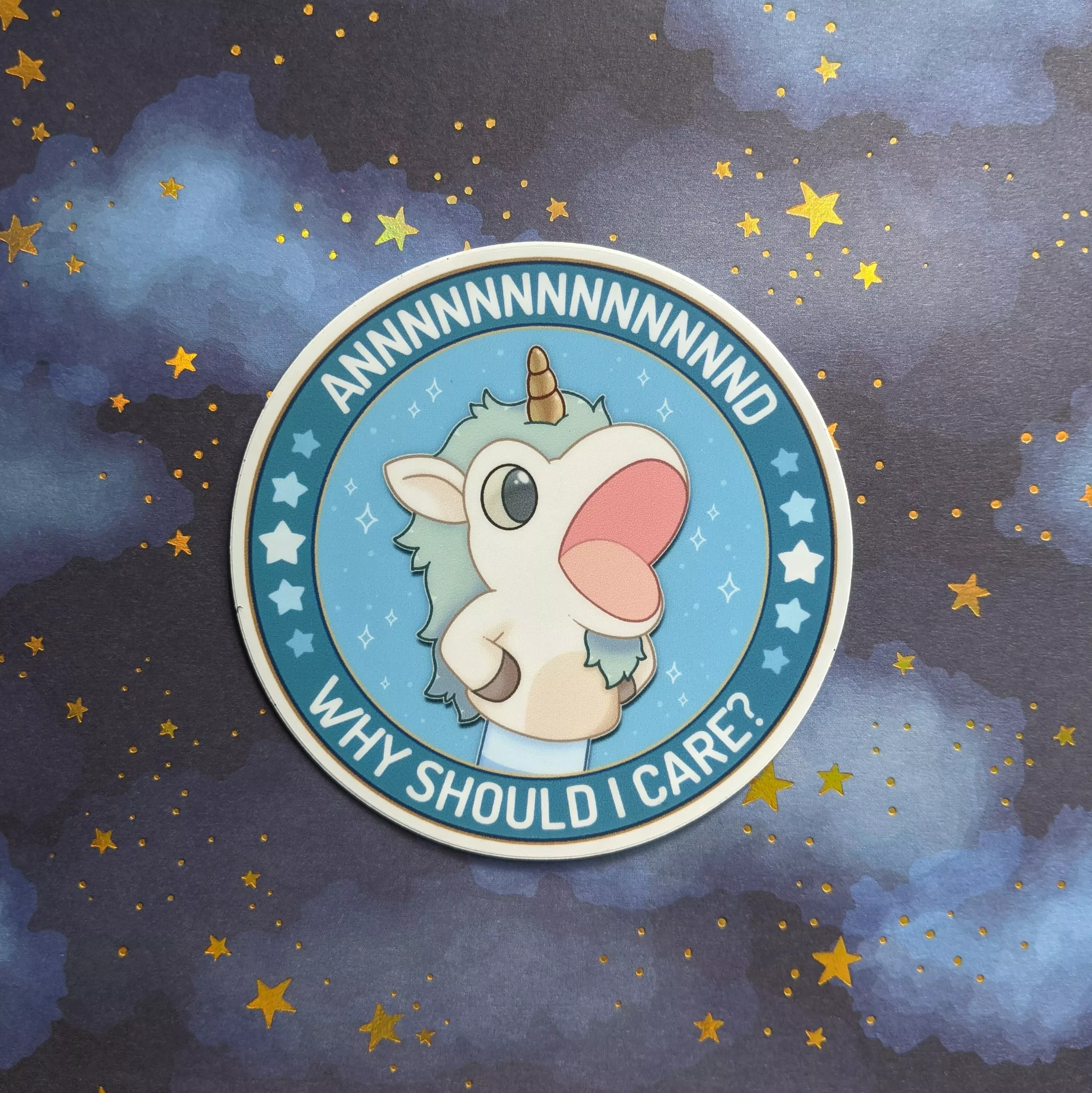 Unicourse Stickers ✨💙 posted by MajesticOcelolArt