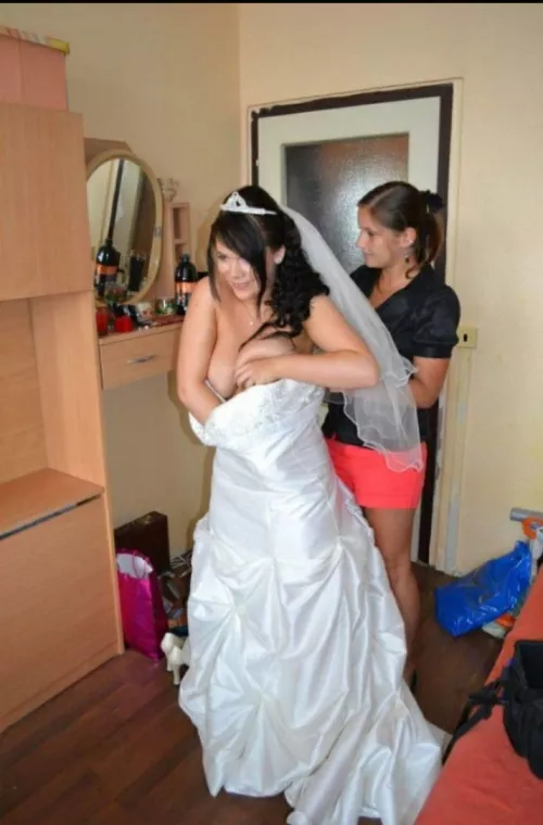 Bridesmaids and bride by Sea-Sell198