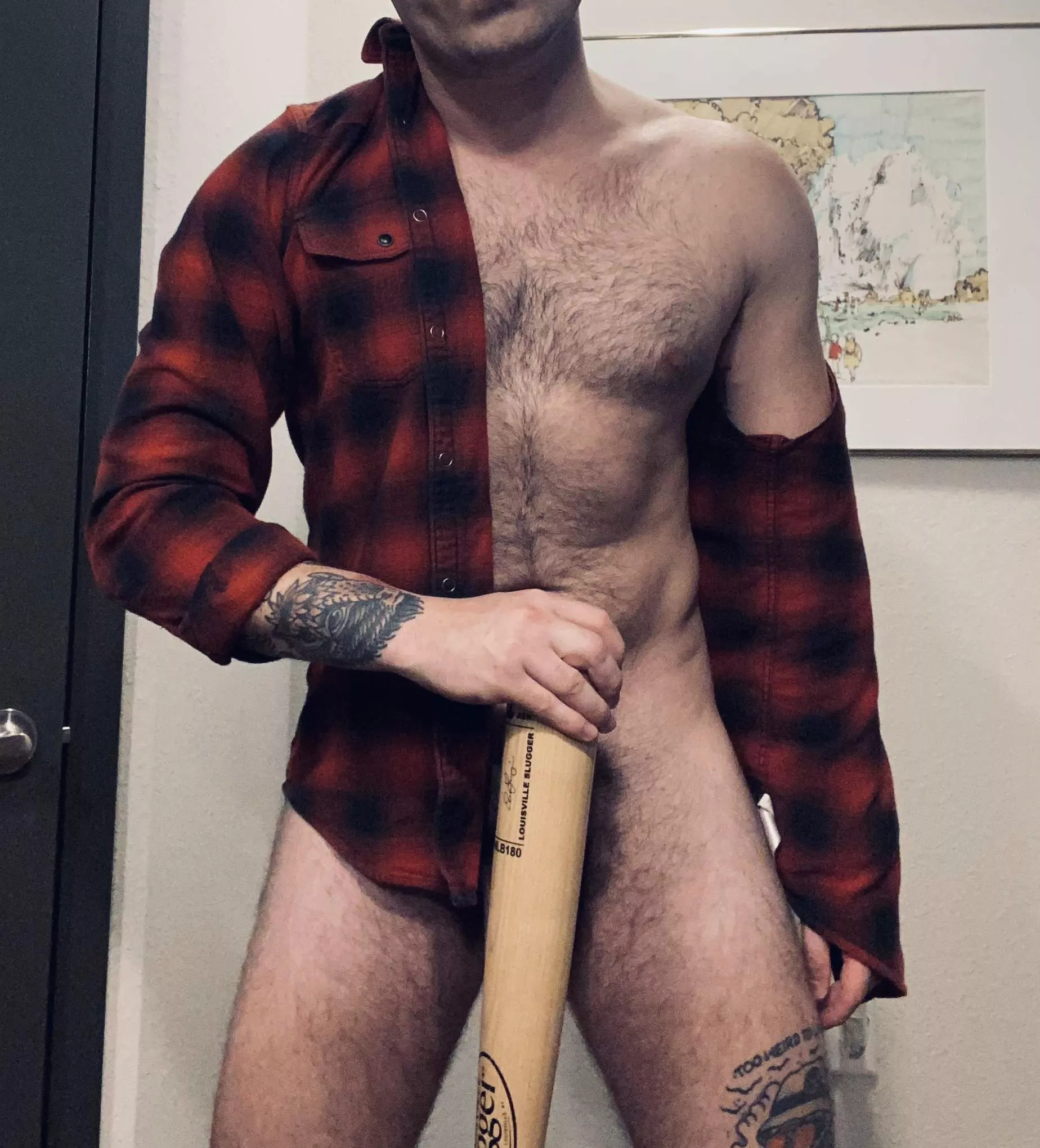 Just a lumberjack holding his morning wood. 🪵 posted by Kurt_Wood