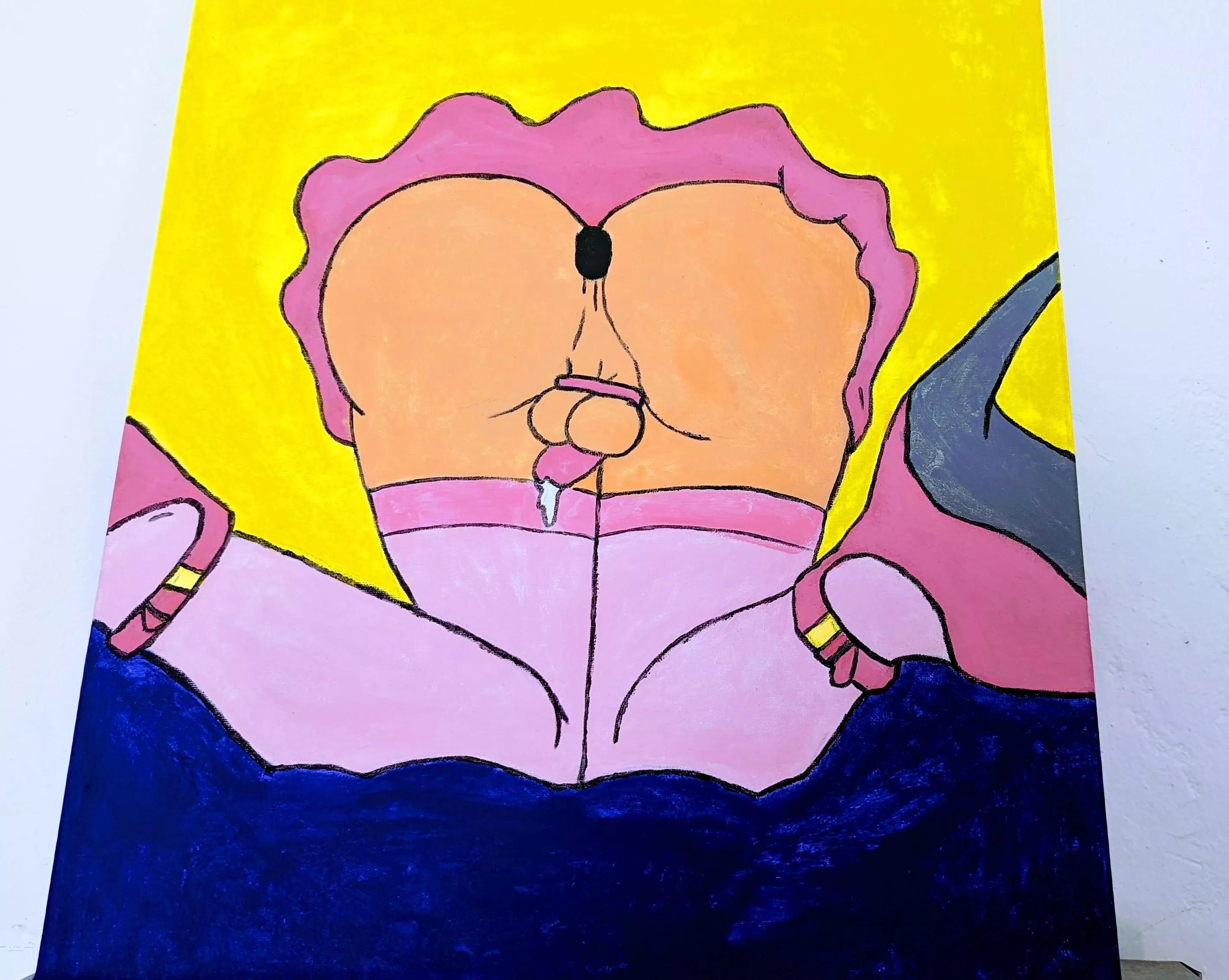 Love this art! One of my subs painted this especially for me, what do you think of it? 🔥 posted by powerfulzoyaxxx