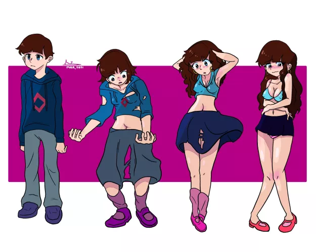 My first transformation artwork! by Comfortable-Rule2279