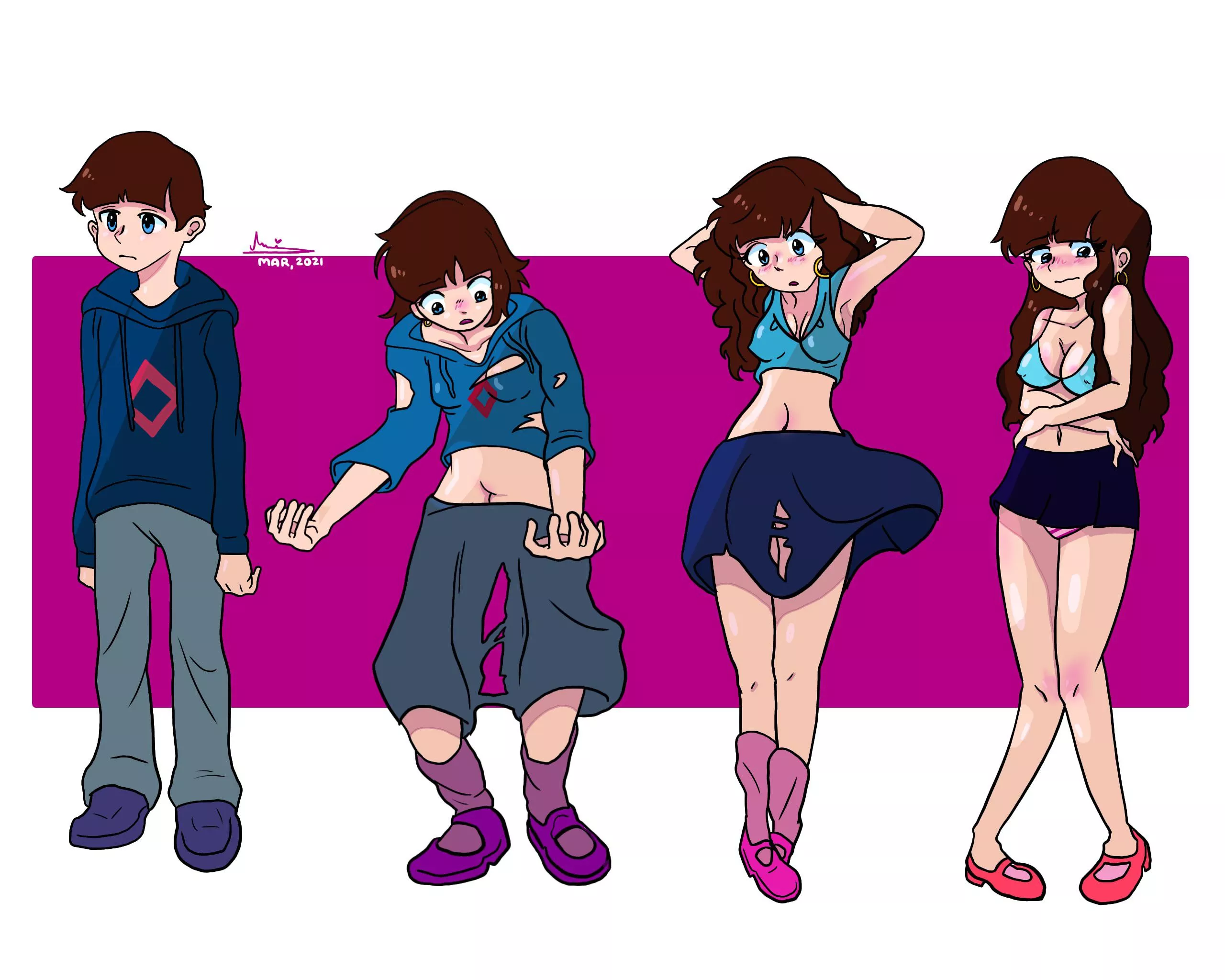 My first transformation artwork! posted by Comfortable-Rule2279