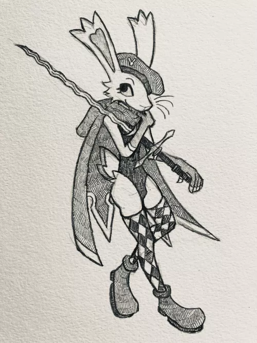 [OC] the March Hare by BloodyPeckii