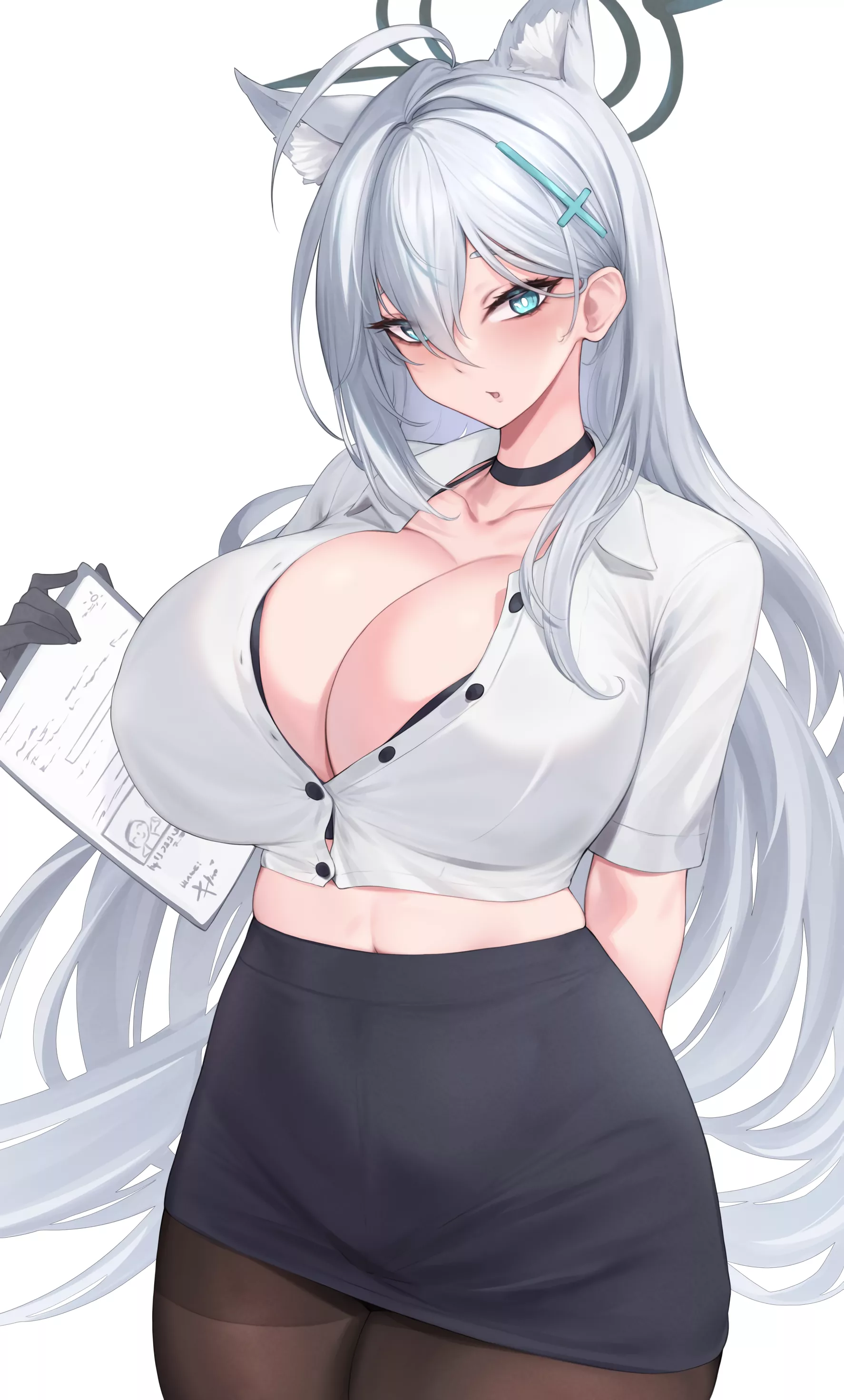 Office Lady Shiroko [Blue Archive] posted by xSaviour_N