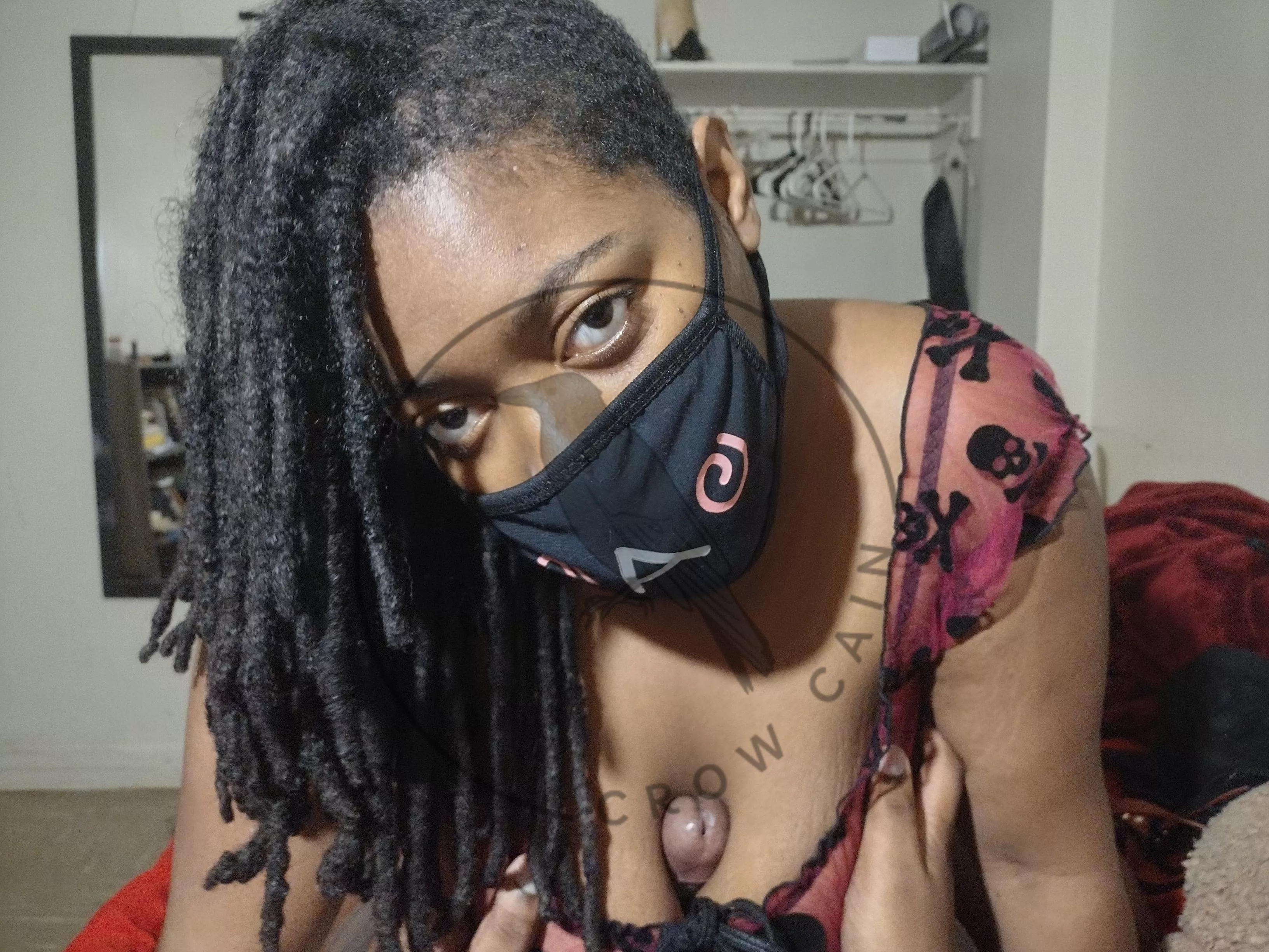 Should I drop the tape? 🥵🥴😝❤️ posted by CrowCain4