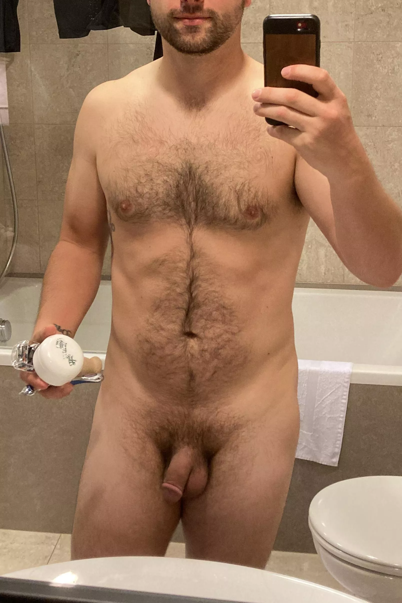 Sometimes there's facial hair too! posted by hotelnudist