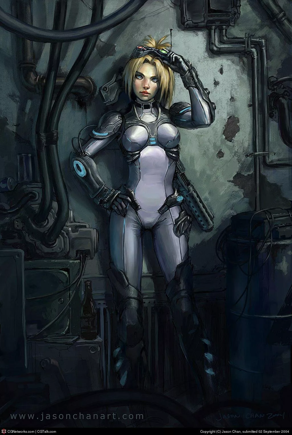 Starcraft Terran Ghost Nova bodysuit (Jason Chan Art ) [Starcraft Ghost / Starcraft 2] posted by dovetek853