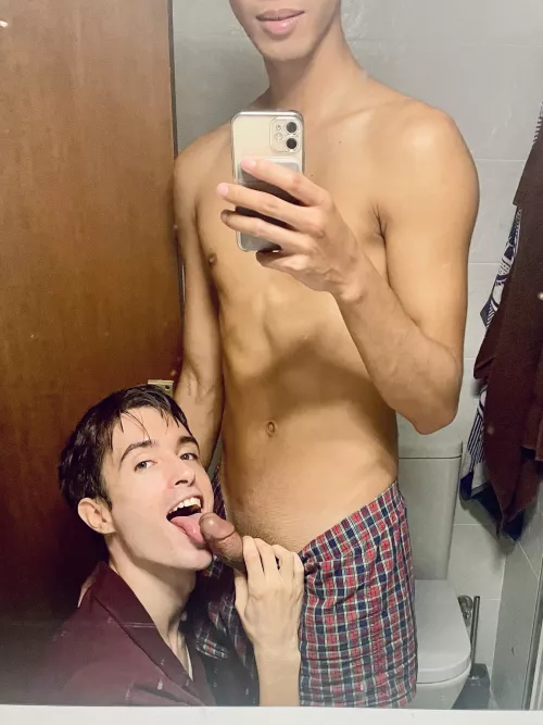 That's I walk him to work every morning by sahueso_cb