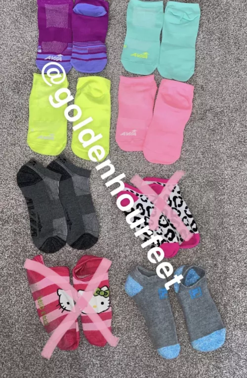 This is my updated sock drawer, dm me to claim a pair & tell me how long to wear🥰 by goldenhourfeet