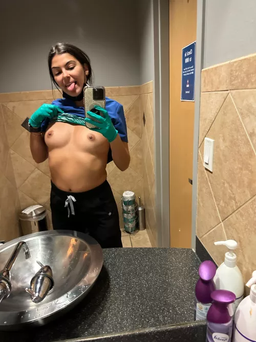 Titties and Scrubs and Gloves - the gloves were a special request! by XXXstxrmyXXX