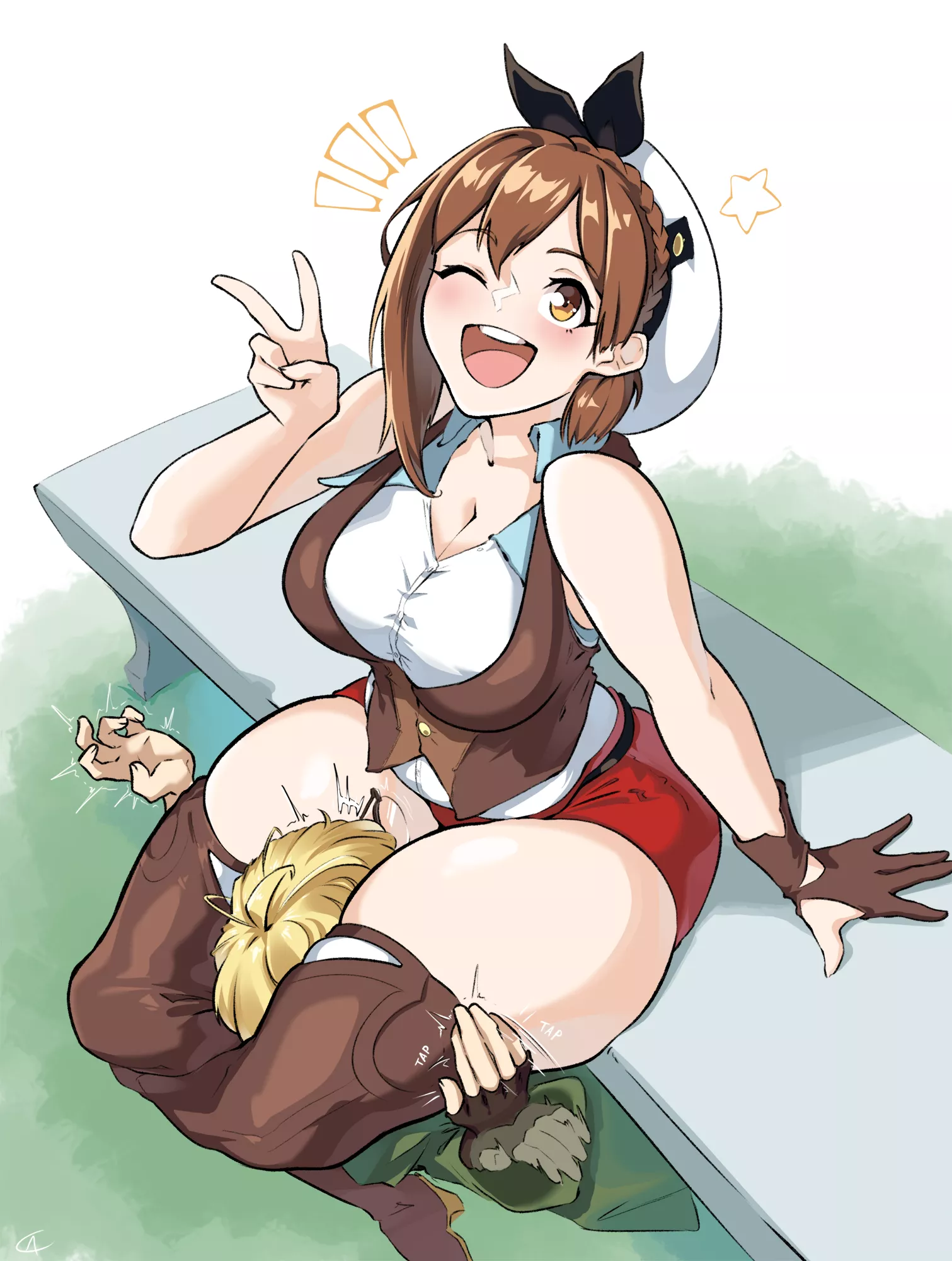 Trapped in Stout's thick thighs posted by SoManyCookies