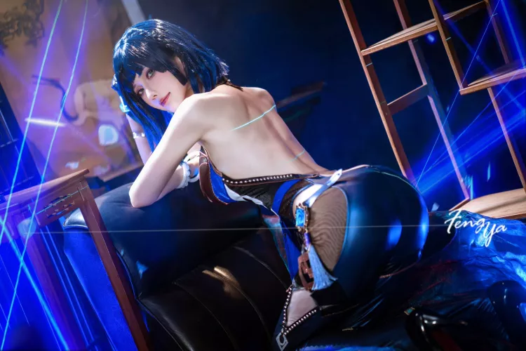 Yelan from Genshin Impact by fengyakazeki by YoMikeeHey