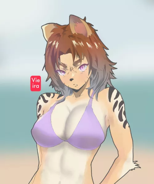 angry tiger woman🐯(Vieirart_) by Anxious-Will-9970