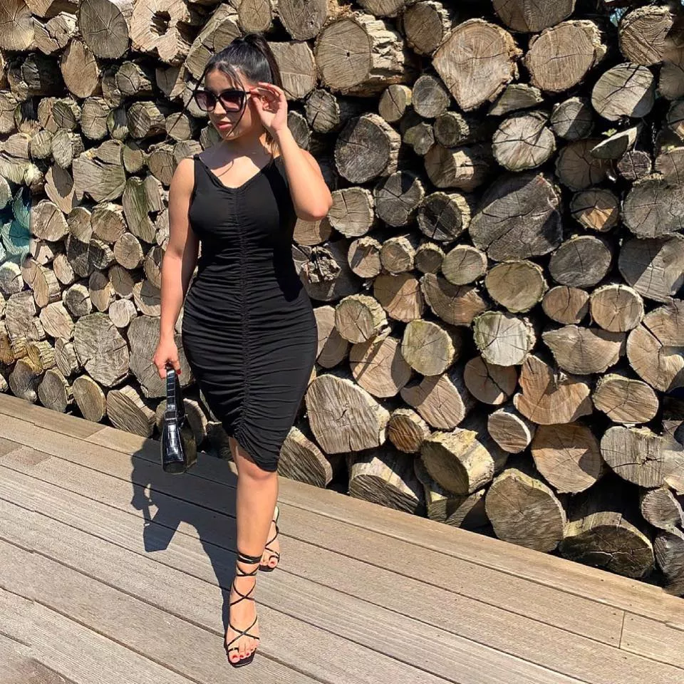 Black dress posted by JustFriendlyToday