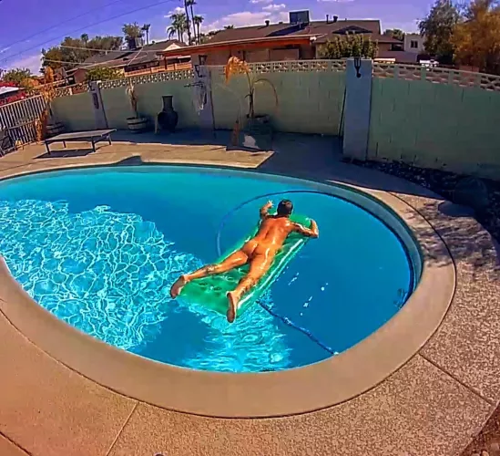Enjoying one of the last really hot days of the summer in phx by PhxNudeDude51