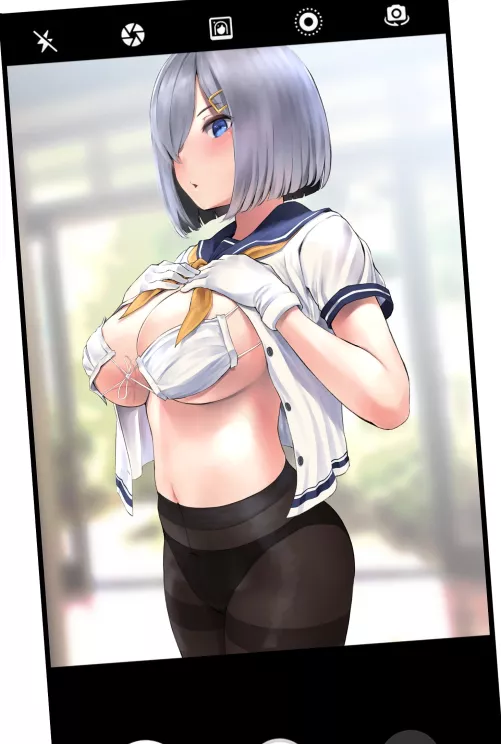 Eyepatch Bikini Hamakaze (Wa/Genryusui) [KanColle] by llamanatee