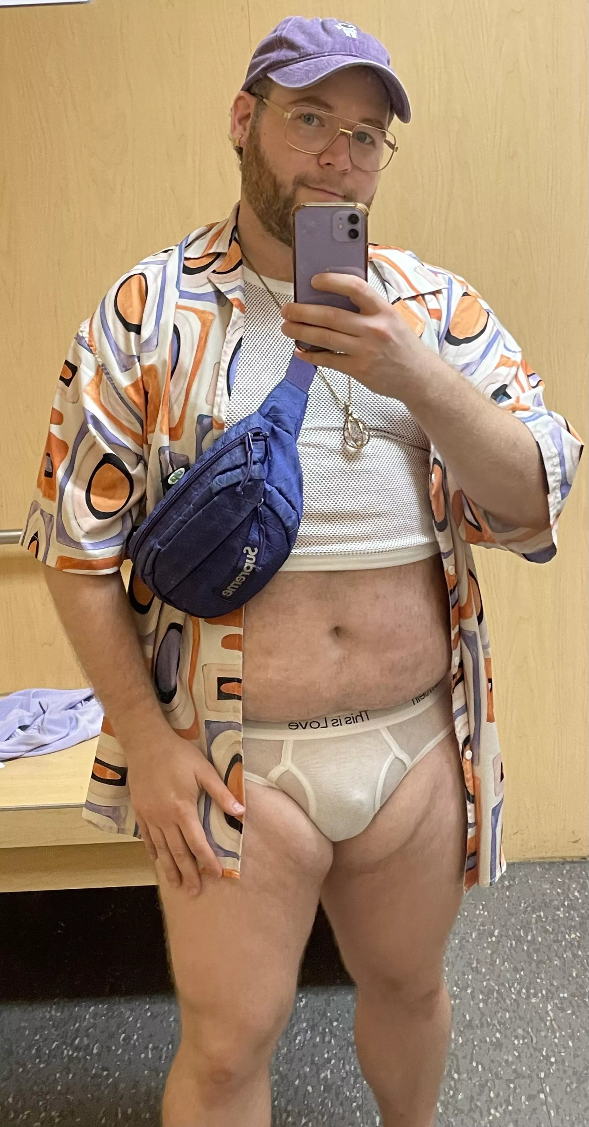 Feeling cute in the fitting room ☺️ posted by HoneyBunnychanz