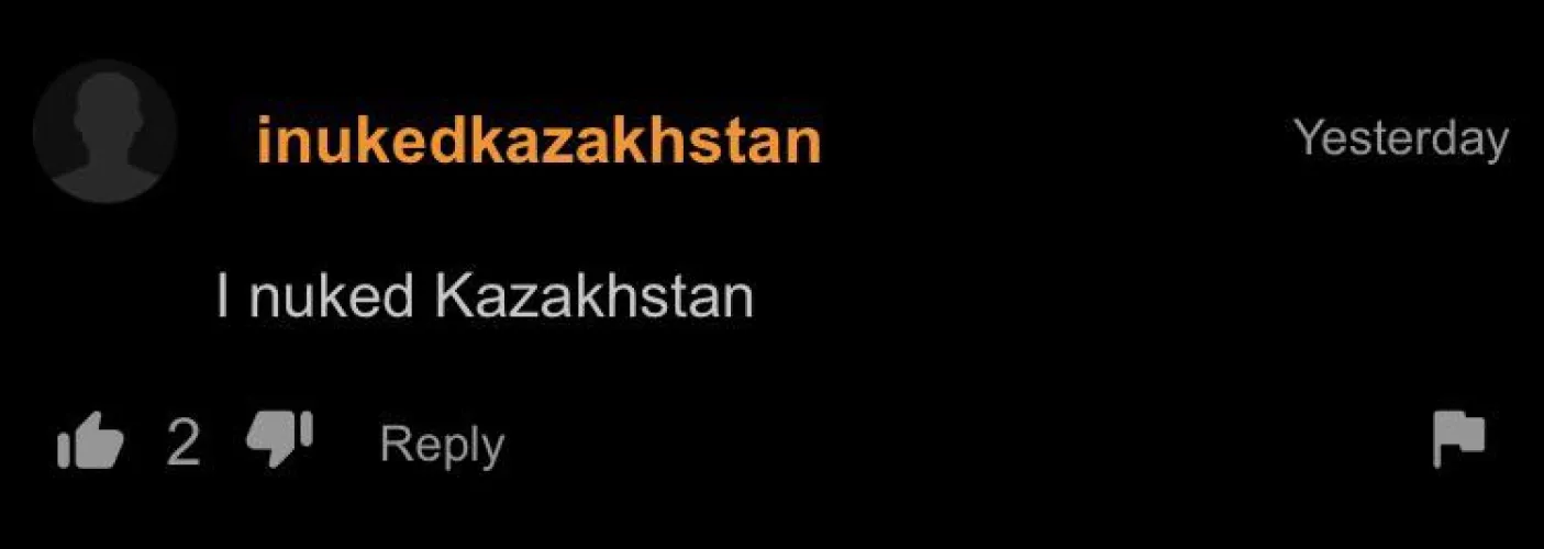 He nuked Kazakhstan by DearWolverine5